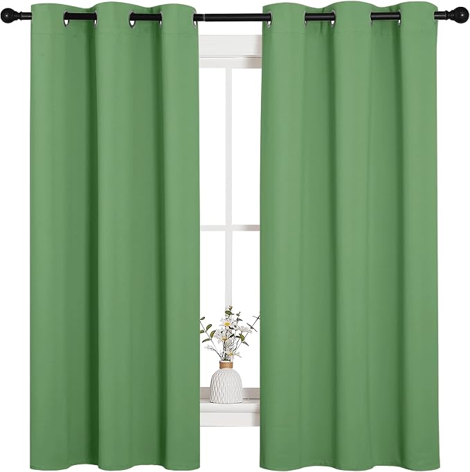 NICETOWN Room Darkening Curtains 63" Long Set of 2 - Image 2