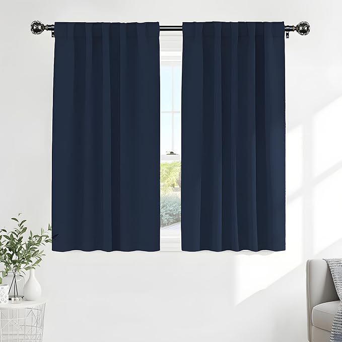PONY DANCE Blackout Kitchen Curtains by PONYDANCE