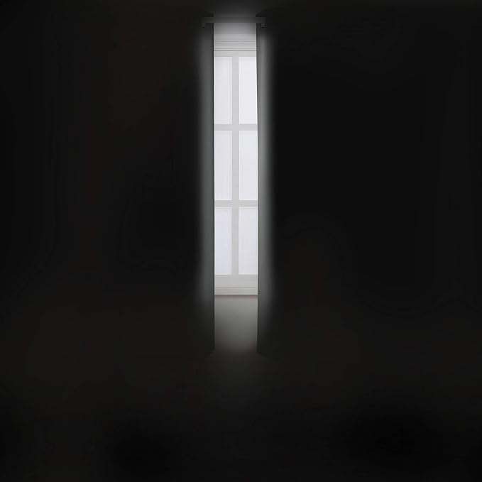 LEMOMO Grey Blackout Curtains 42 x 63 Inch Length/Set of 2 Curtain - Image 3