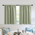 RYB HOME Blackout Privacy Bathroom Window Curtains, Short Thermal Insulated by RYBHOME