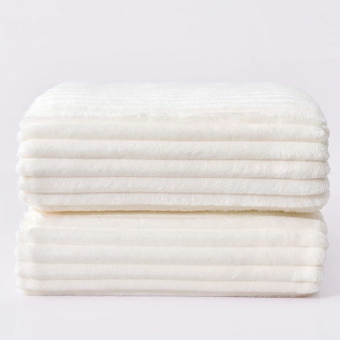 BEDELITE Fleece Throw Blanket for Couch – 3D Ribbed Jacquard Soft and Warm - Image 8