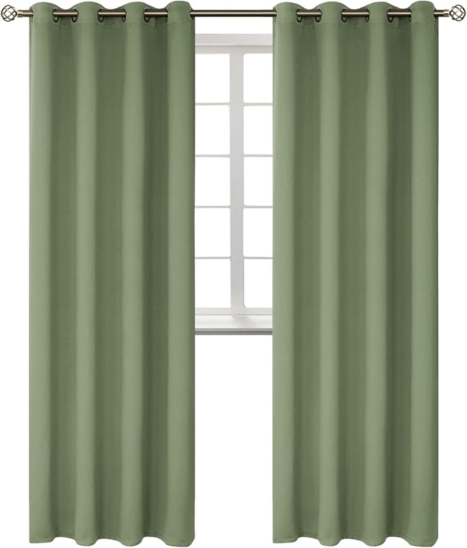 BGment Room Darkening Curtains 95 Inches Long by BGment