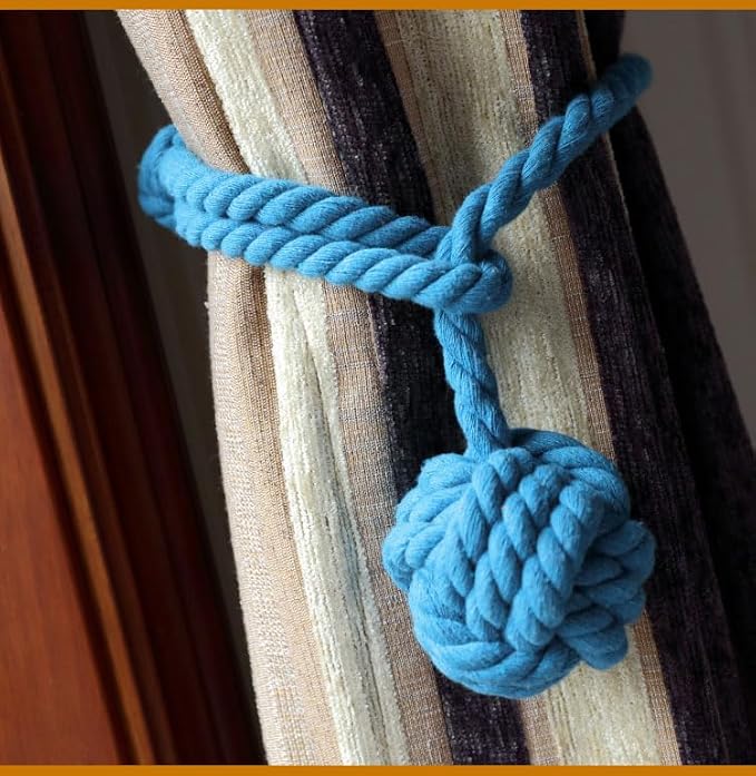 Melaluxe 4 Pack Curtain Tiebacks - Image 6