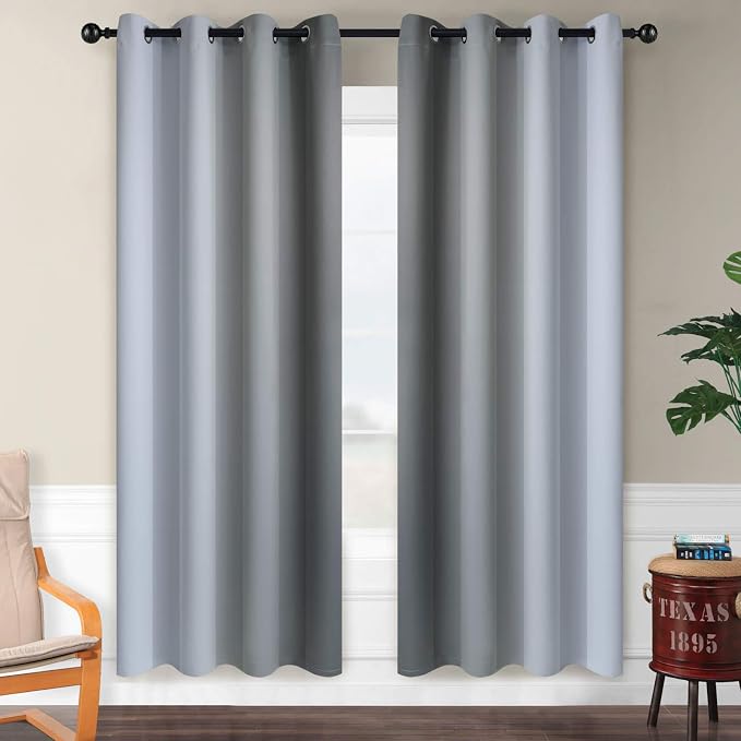SimpleHome Ombre Room Darkening Curtains - Image 2