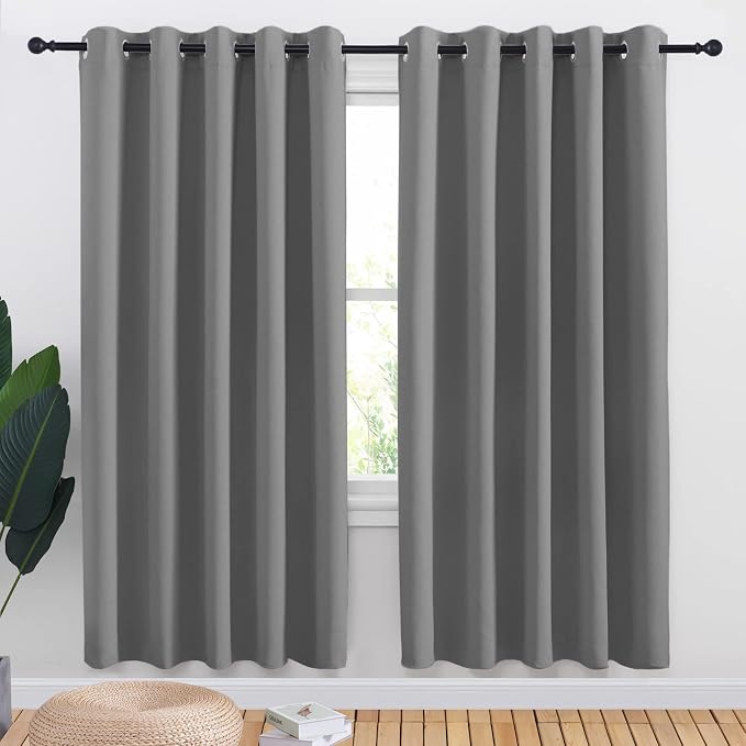 NICETOWN Bedroom Curtains Blackout Drapery Panels, Three Pass Microfiber by NICETOWN