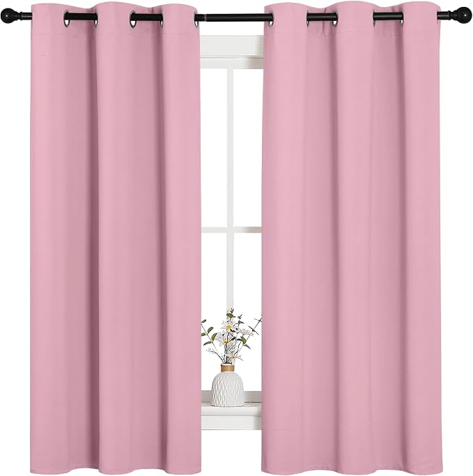 NICETOWN Room Darkening Curtains 63" Long Set of 2 - Image 2
