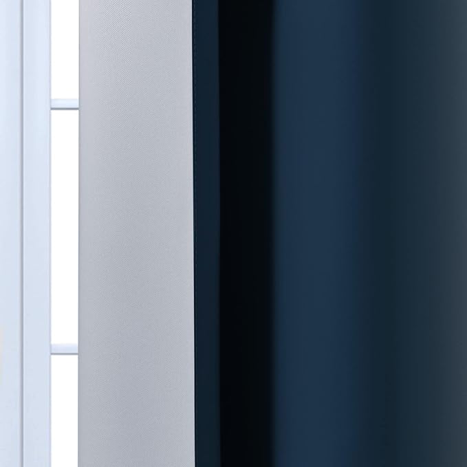 Yakamok Room Darkening Ombre Curtains 84 Inch Length, Light Blocking Grommet - Image 7