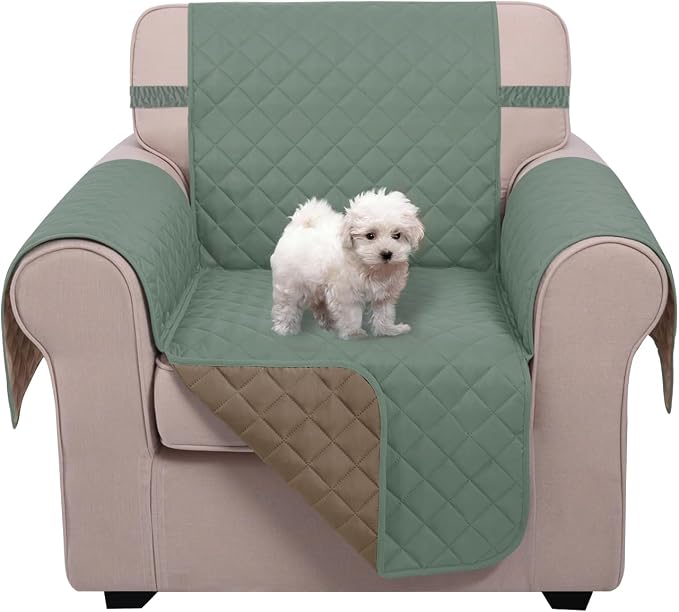 U-NICE HOME Reversible Oversized Chair Covers Quilted Water Repellent Pet by U-NICEHOME