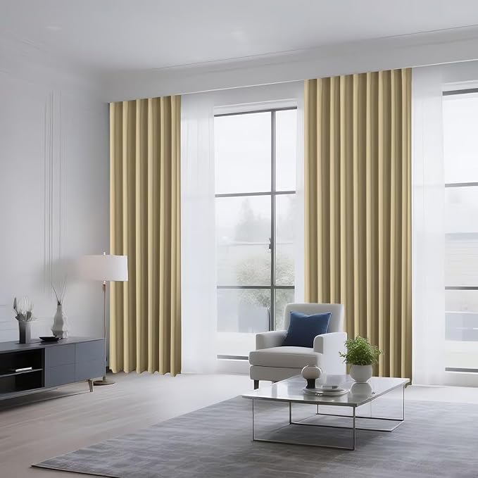 Joydeco Blackout Curtains for Bedroom 108 inch Long 2 Panels, Thermal Insulated - Image 7