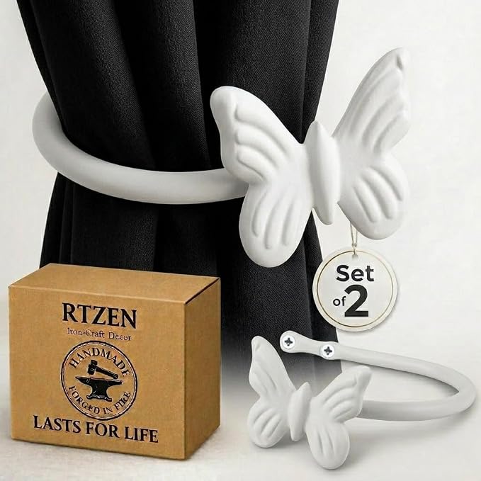 RTZEN Decorative Metal Curtain Tiebacks by RTZEN