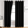 ChrisDowa 100% Blackout Curtains 80 inch Long by ChrisDowa