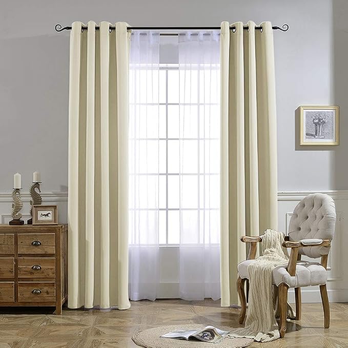 NICETOWN Light Blocking Curtains and Drapes Extra Long 120" - Image 7