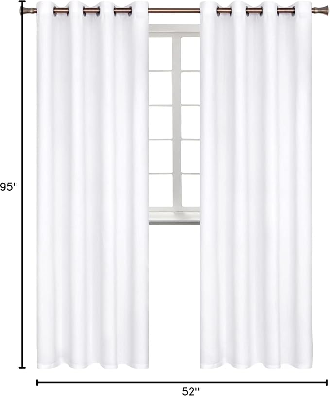 BGment Room Darkening Curtains 95 Inches Long - Image 9