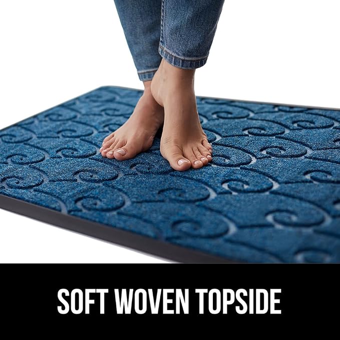 GORILLA GRIP 100% Waterproof All-Season WeatherMAX Doormat 35x23, US Designed - Image 7