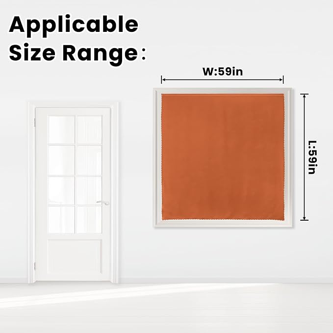 Self Adhesive Curtains Portable Blackout Curtain Simple and Easy to Install - Image 7