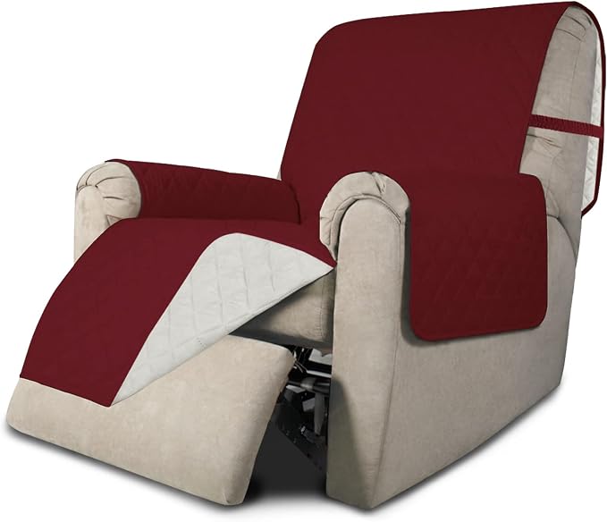 Easy-Going Recliner Chair Slipcover Reversible Sofa Cover Water Resistant Couch by Easy-Going