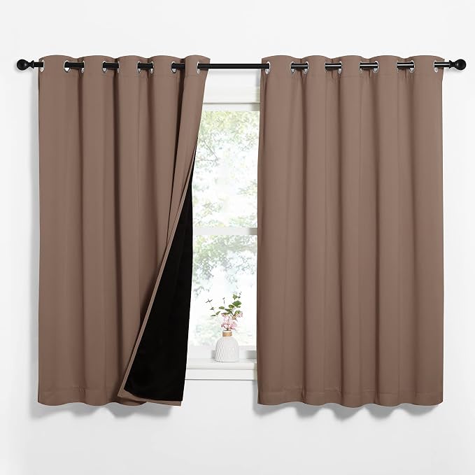 NICETOWN Total Blackout Panels for Nursery, Super Soft, Heavy Duty and Thick by NICETOWN