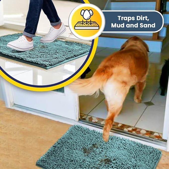 Muddy Mat® | Super Absorbent Door Mat Indoor, Microfiber Quick Dry Chenille - Image 4