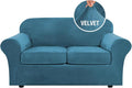 H.VERSAILTEX Real Velvet Plush 3 Piece Stretch Sofa Covers Couch Covers by HVERSAILTEX