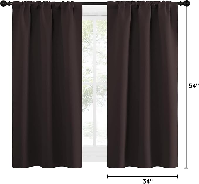 NICETOWN Kitchen Curtains Thermal Insulated Curtains & Drapes, Small Window - Image 10