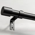 Extra Long Curtain Rods for Windows 32 to 170 Inch, 1 Inch Black Heavy Duty by IFELS