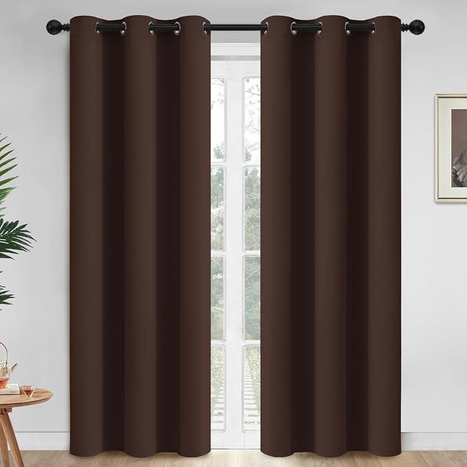 Yakamok Blackout Curtains Room Darkening Thermal Insulated Window Panels by Yakamok