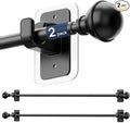 ENJOYBASICS 2 Pack No Drill Curtain Rods by ENJOYBASICS
