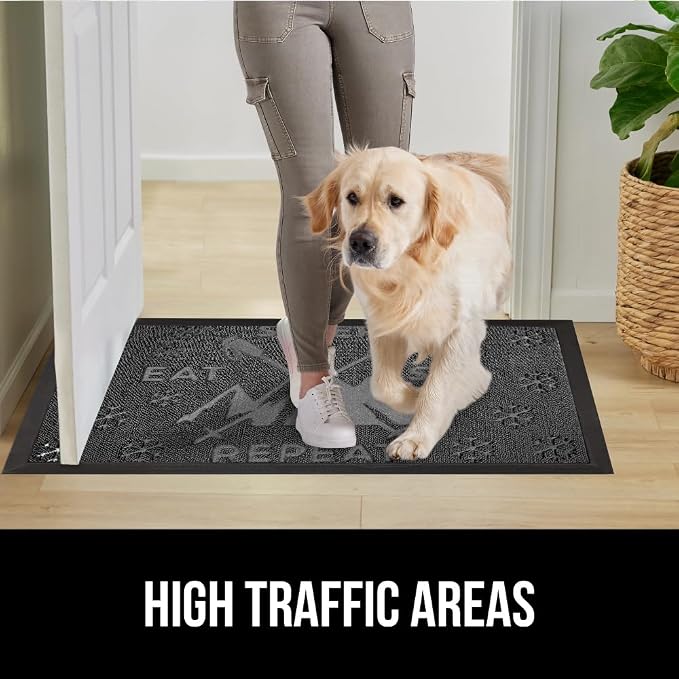GORILLA GRIP 100% Waterproof All-Season WeatherMAX Doormat 35x23, US Designed - Image 6