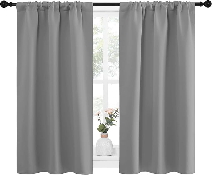 NICETOWN RV Blackout Curtains for Camper Windows, Short Room Darkening Drapes - Image 2
