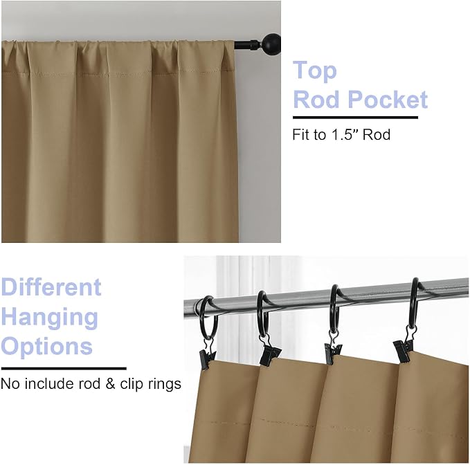 Simplebrand Blackout Extra 10ft Curtains - Image 4