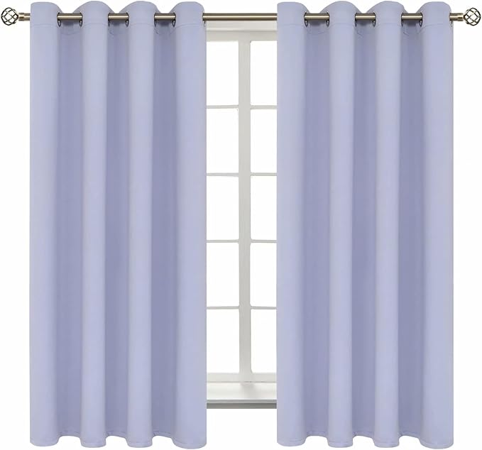 BGment Room Darkening Curtains 63 Inches Long by BGment