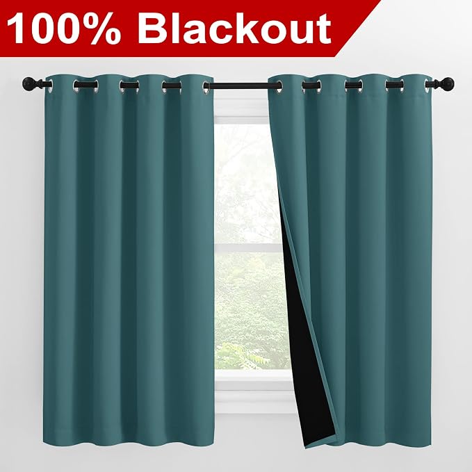 NICETOWN 100% Blackout Curtains - Image 2