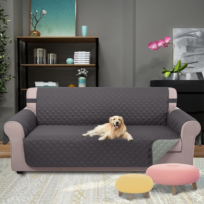 U-NICE HOME Reversible Sofa Cover Washable Couch Cover - Image 2