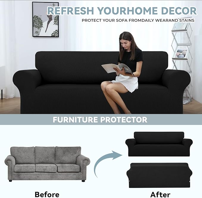 LURKA Stretch Sofa Slipcovers Couch Covers - Image 4