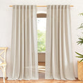 NICETOWN Natural Linen Beige Curtains by NICETOWN