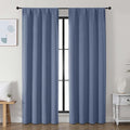 Simplebrand Ava Denim Blackout Curtains by Simplebrand