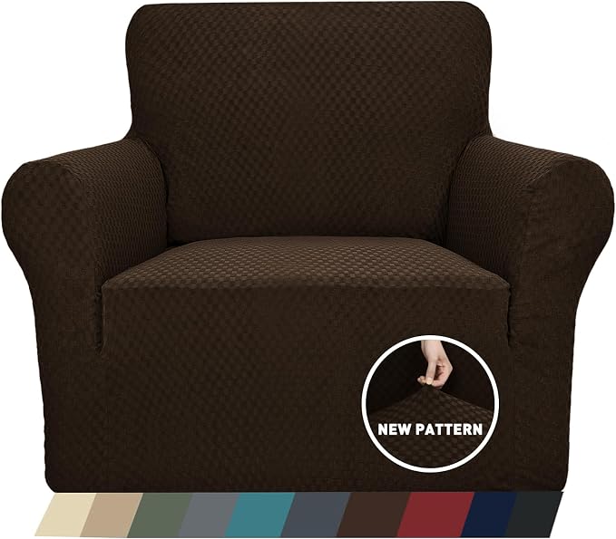 ZNSAYOTX 1 Piece Jacquard Chair Slipcovers by ZNSAYOTX