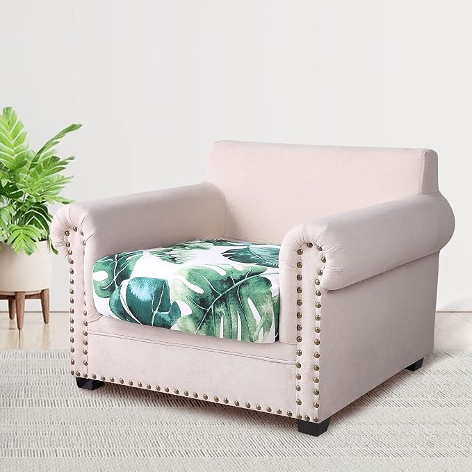 hyha Printed Couch Cushion Covers, Floral Sofa Covers Washable - Image 2