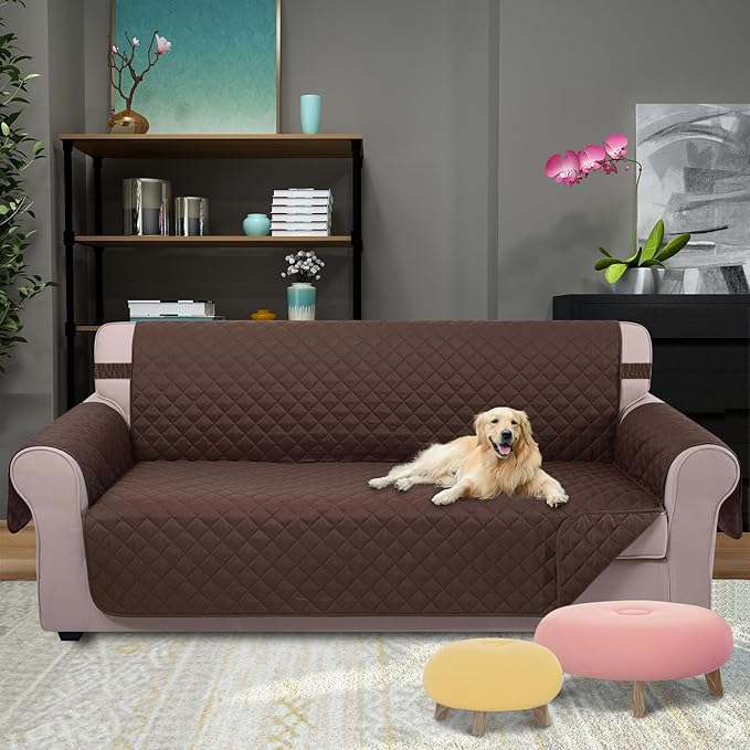 U-NICE HOME Large Sofa Cover Reversible Couch Cover - Image 2