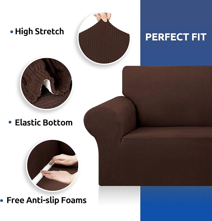 KEKUOU Stretch Oversized Sofa Slipcover 1 Piece Couch Sofa Cover Furniture - Image 6