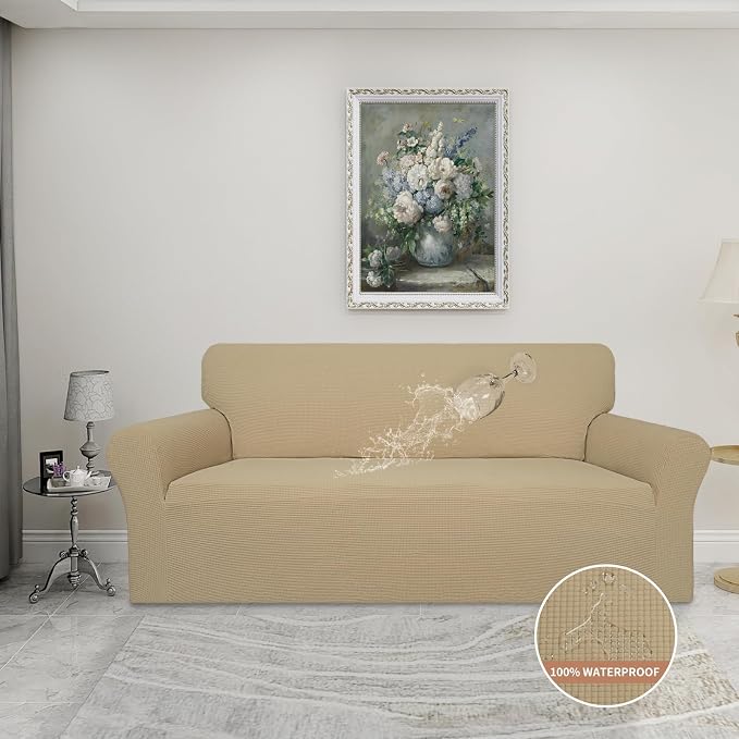 Easy-Going 100% Waterproof Couch Cover, Dual Waterproof Sofa Cover, Stretch - Image 3