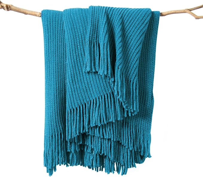 lifein Chenille Throw Blanket 60x80 by lifein