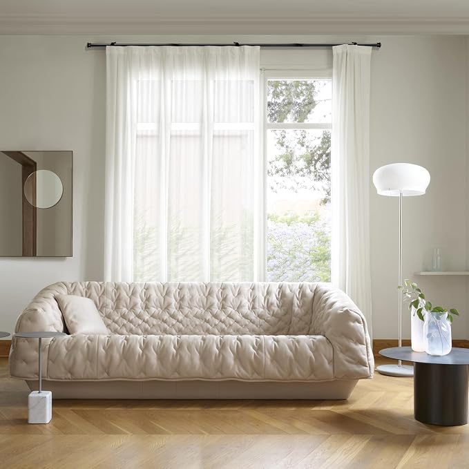Standard Decorative Window Curtain Rods 30 to 116 Inch, 5/8 Inch Diameter Small - Image 3