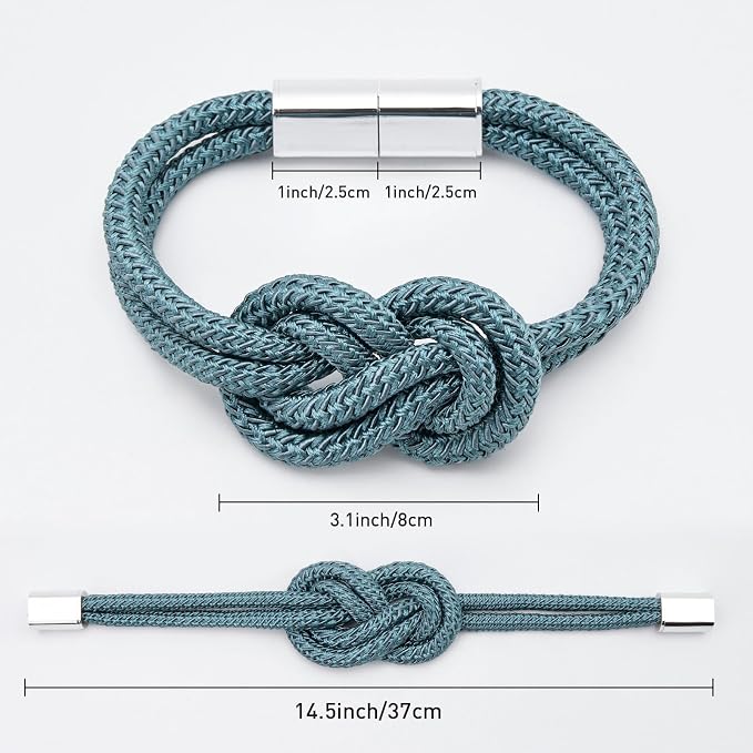 NICEEC 4 Pack Mini Magnetic Curtain Tiebacks Nordic Simple Style Drape Tie - Image 3