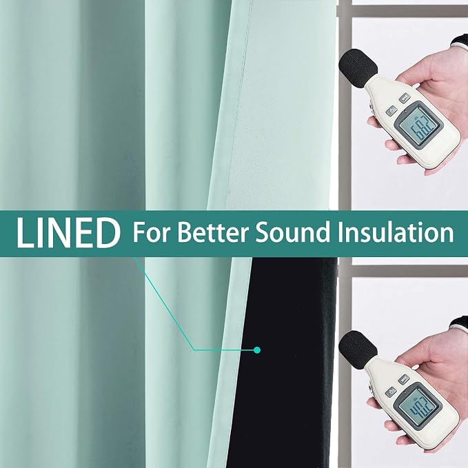 Yakamok Thermal Insulated 100% Blackout Curtains - Image 4