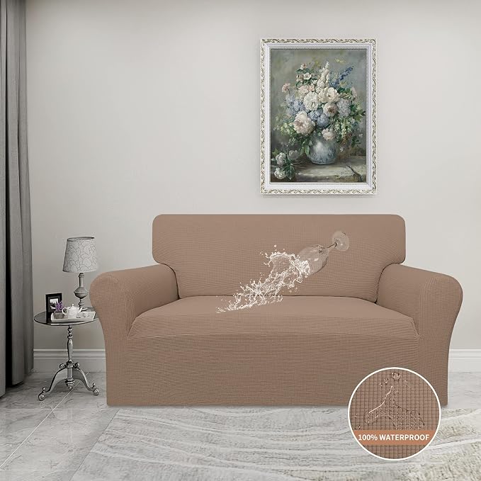 Easy-Going 100% Waterproof Loveseat Couch Cover, Dual Waterproof Sofa Cover - Image 2