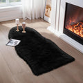Ciicool Ultra Soft Faux Sheepskin Fur Rug Fluffy Chair Rug by CIICOOLHomeDeco