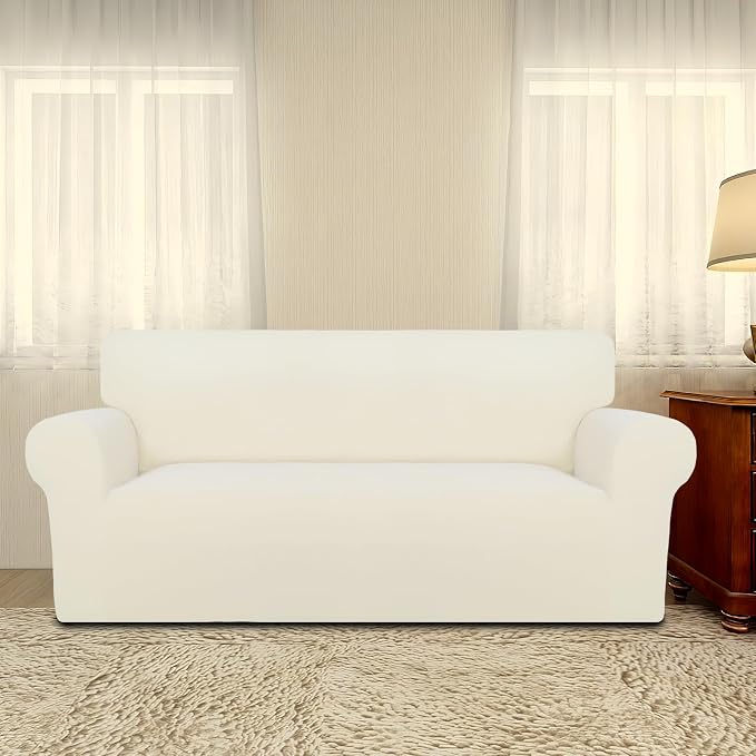 PureFit Super Stretch Sofa Slipcover – Spandex Non Slip Soft Couch Sofa Cover - Image 2