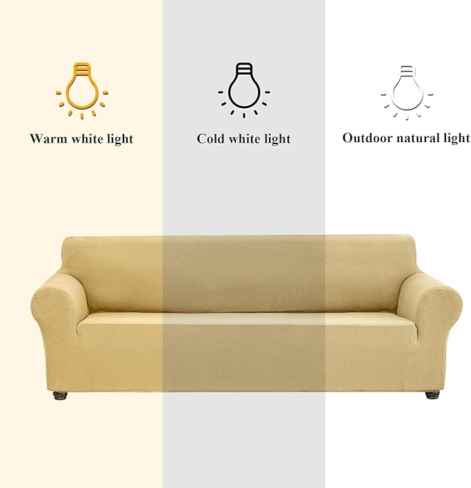 Joccun Stretch Couch Cover Slipcovers, 1-Piece Sofa Covers - Image 3