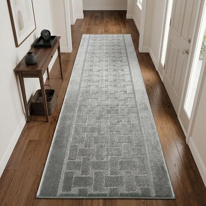 Runner Rug 23 ft, Extra Long Non-Slip Washable Rug, Rubber Backing, Rolled in - Image 7